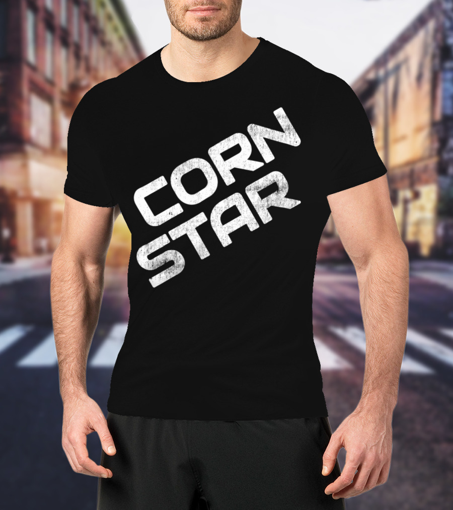 Corn Star Camo Funny Dad Cornhole Beer Toss For Fathers T-Shirt