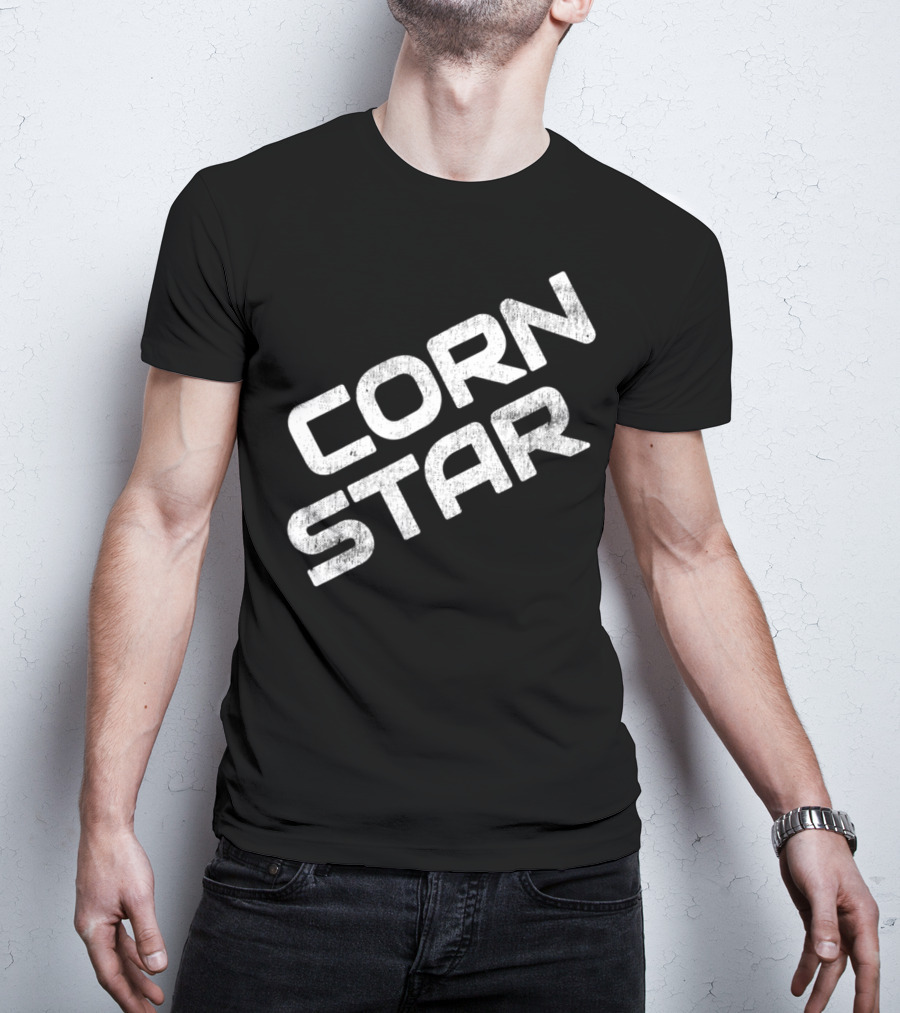 Corn Star Camo Funny Dad Cornhole Beer Toss For Fathers T-Shirt