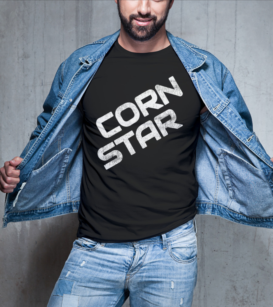 Corn Star Camo Funny Dad Cornhole Beer Toss For Fathers T-Shirt