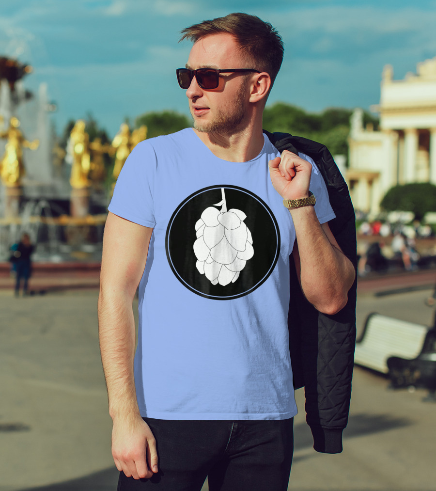 BIRTHDAY Craft Beer Hops Leaf Brewing Dad27 Hops Cone T-Shirt