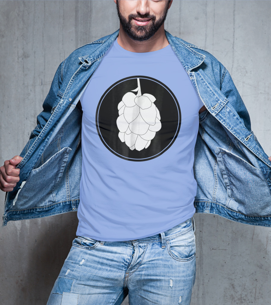 BIRTHDAY Craft Beer Hops Leaf Brewing Dad27 Hops Cone T-Shirt