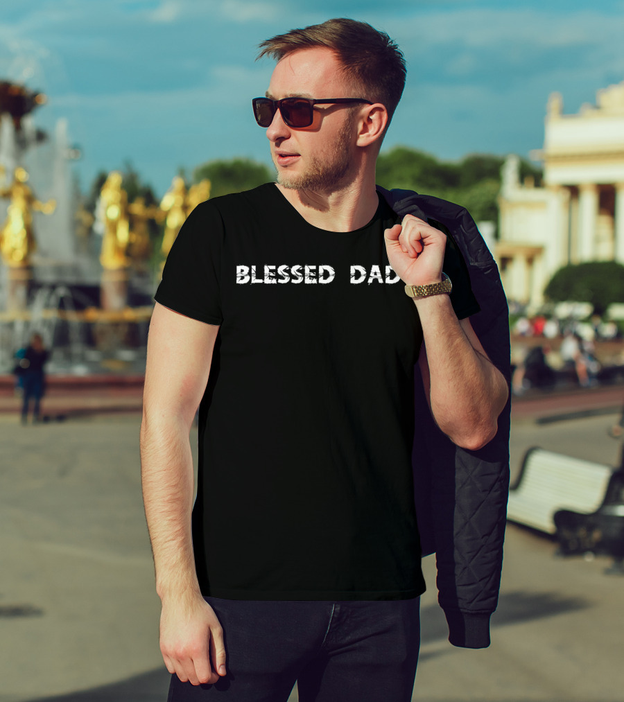 Blessed Dad Awesome For 34 T-Shirt