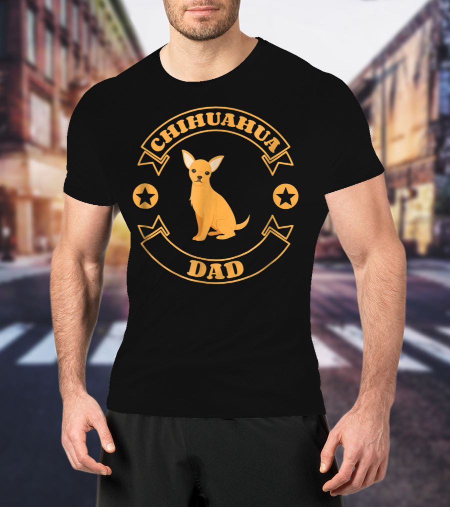 Chihuahua Dad Proud Master Lover Holidays38 T-Shirt