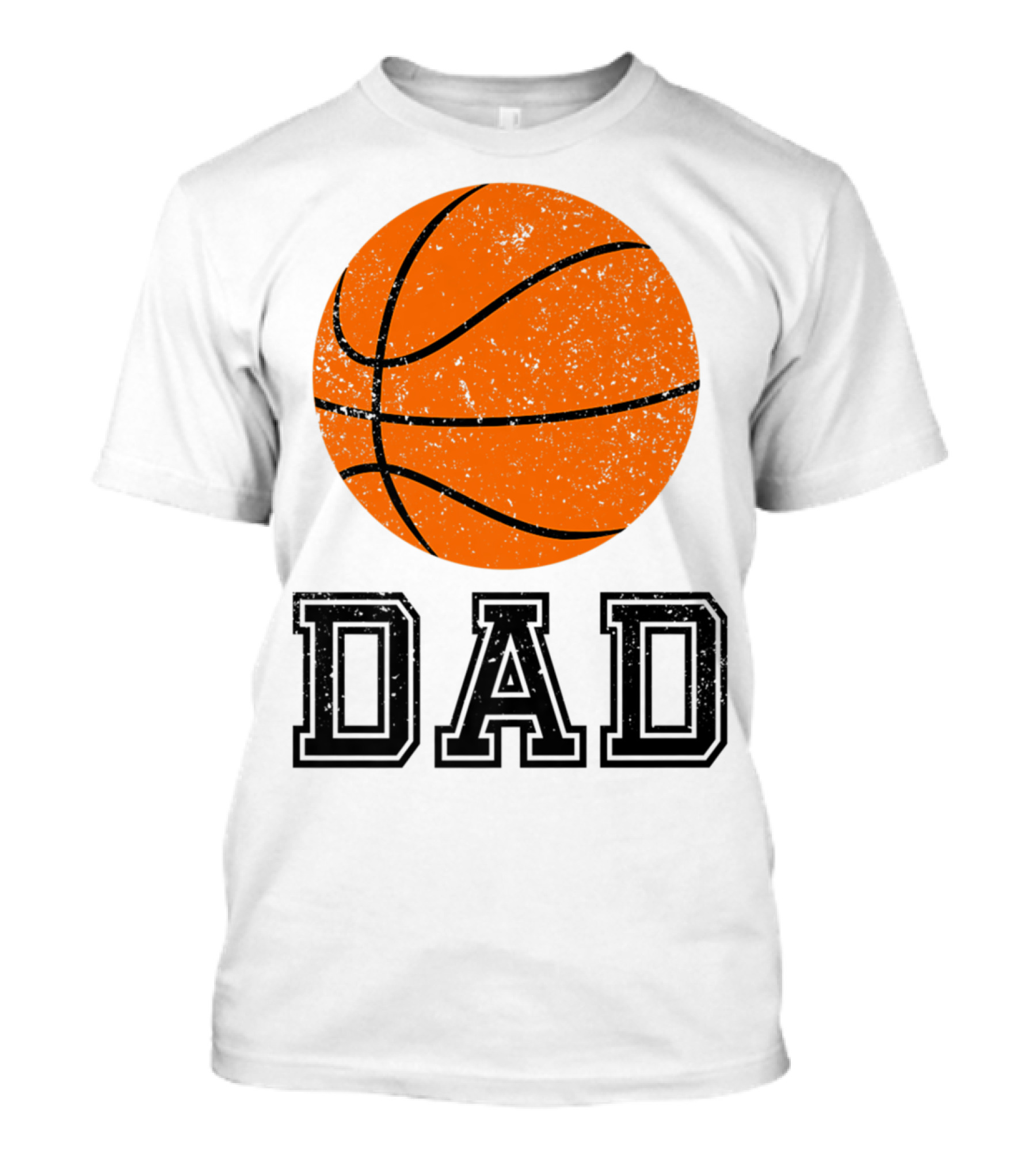 Basketball Dad Vintage Ball T-Shirt