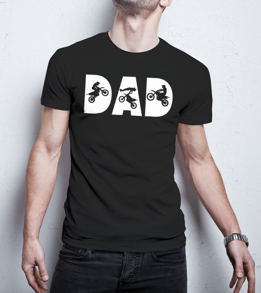 Dad Motocross Legend Family T-Shirt