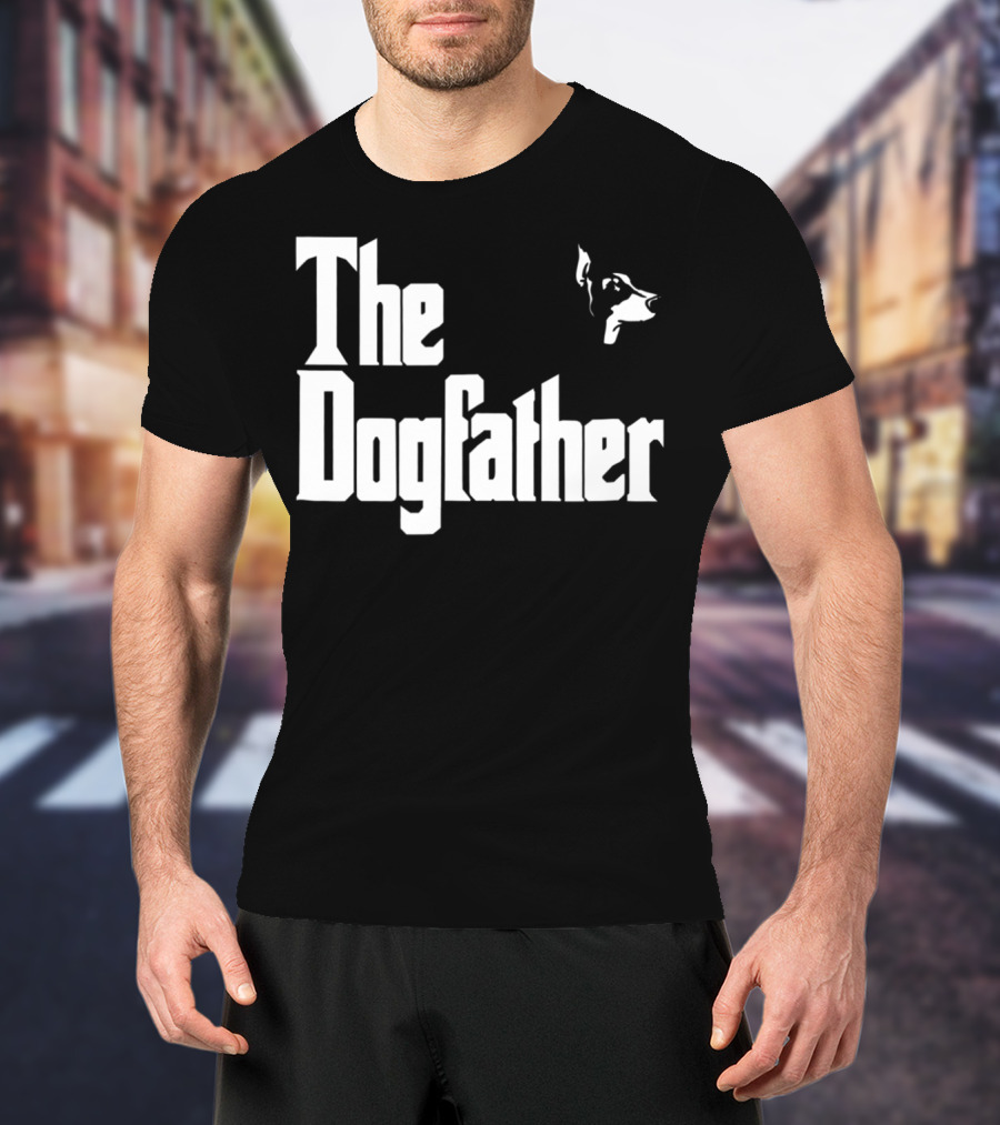 Doberman Pinscher Dad The Dogfather Birthday T-Shirt