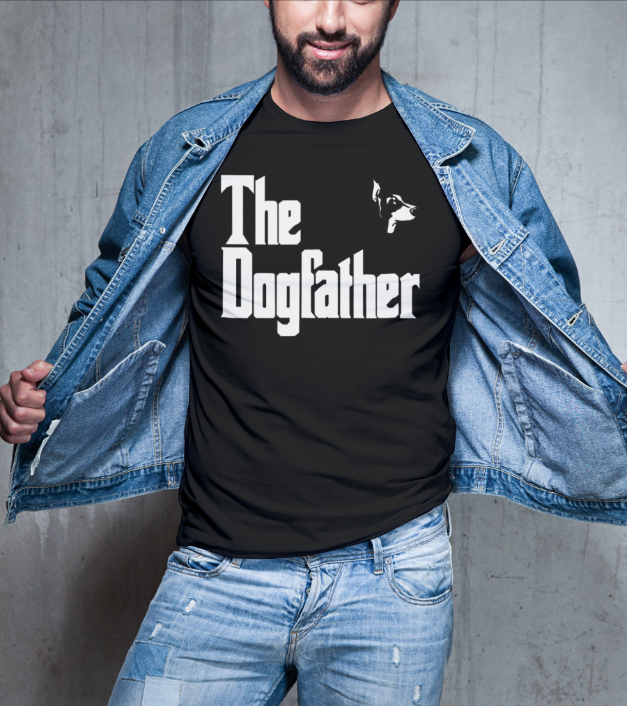 Doberman Pinscher Dad The Dogfather Birthday T-Shirt