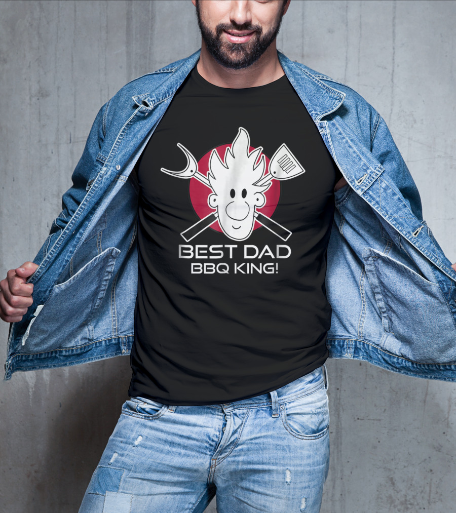 BEST DAD BBQ KING Dad At The Grill49 T-Shirt