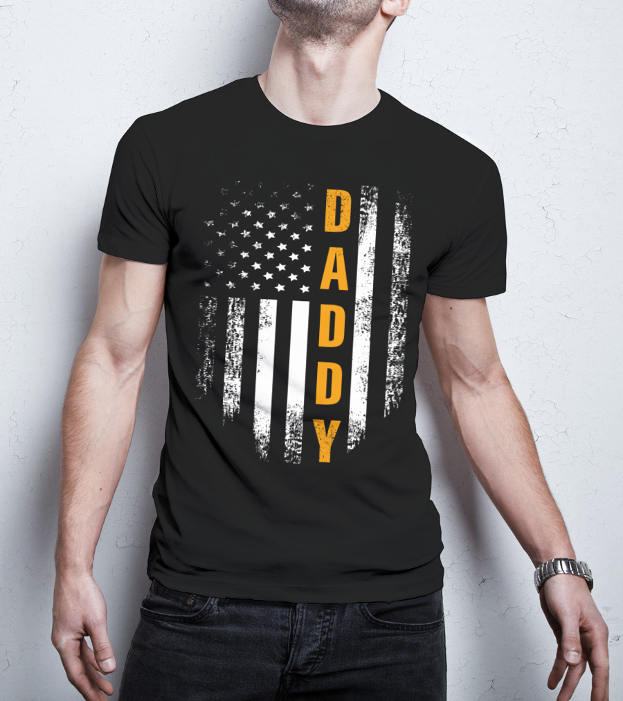 Proud American Daddy Flag T-Shirt