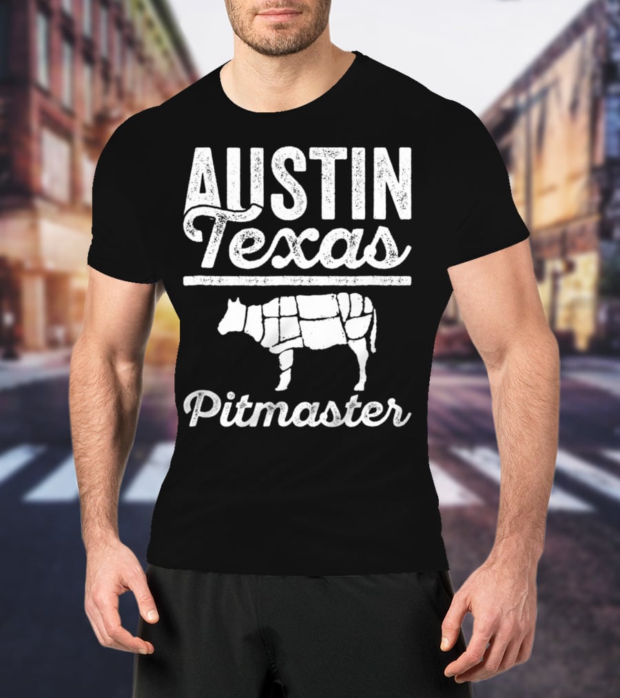 Austin Texas Pitmaster BBQ Dad For 82 T-Shirt