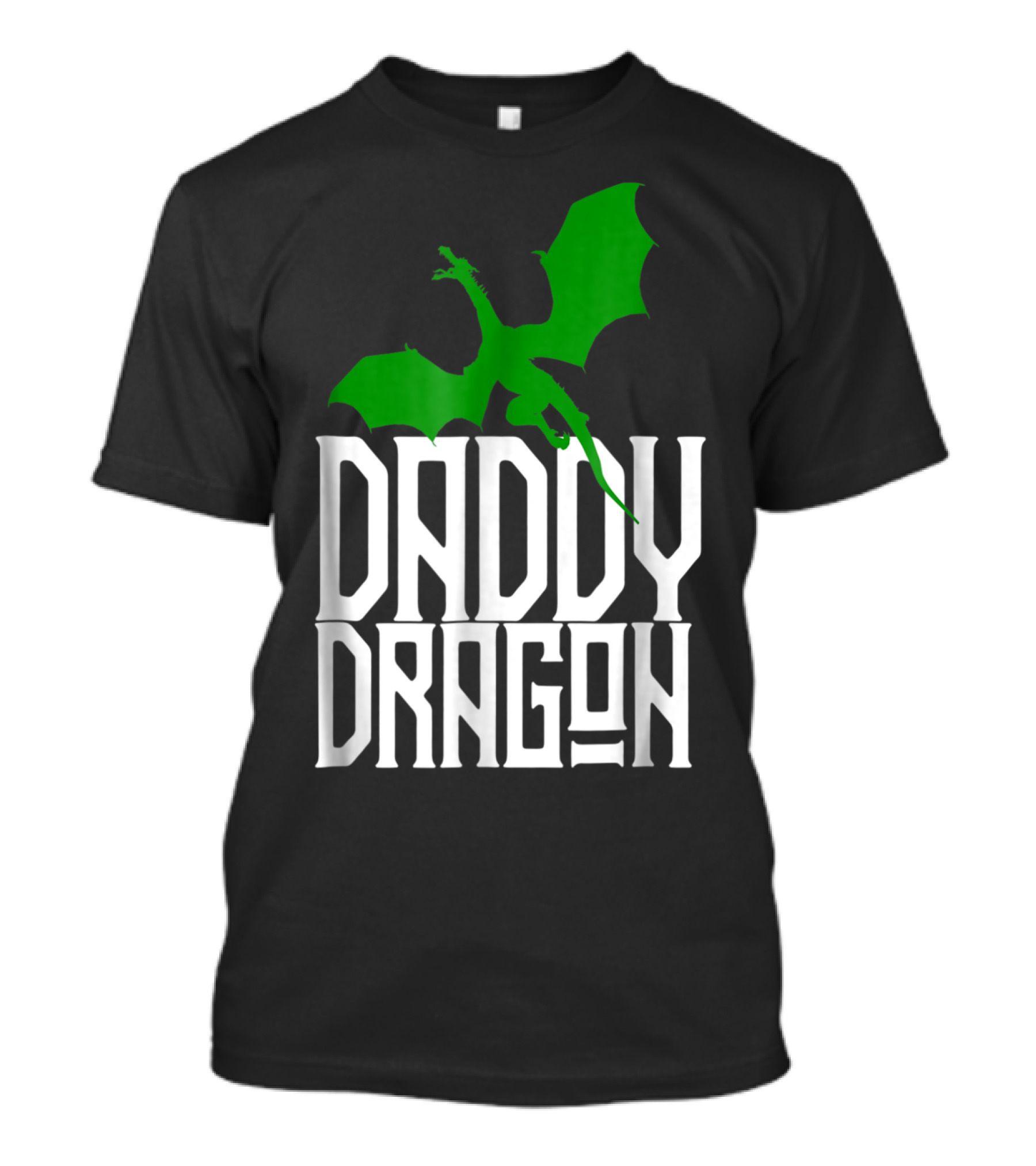 Daddy Dragon Green Matching Family Dad Father75 T-Shirt