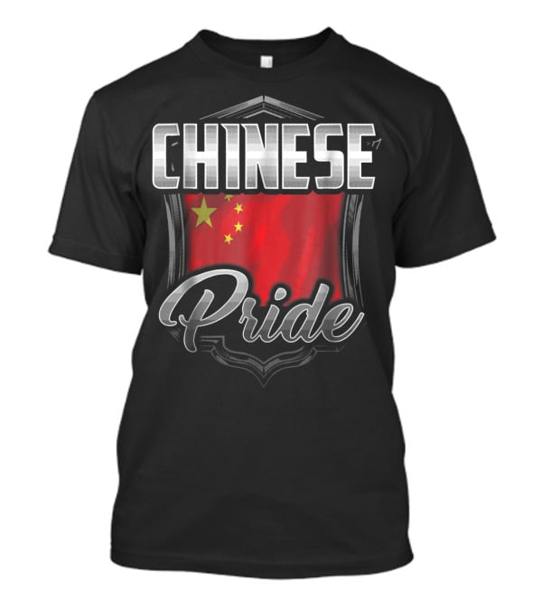 Chinese Pride Dad Family Heritage Roots Flag T-Shirt