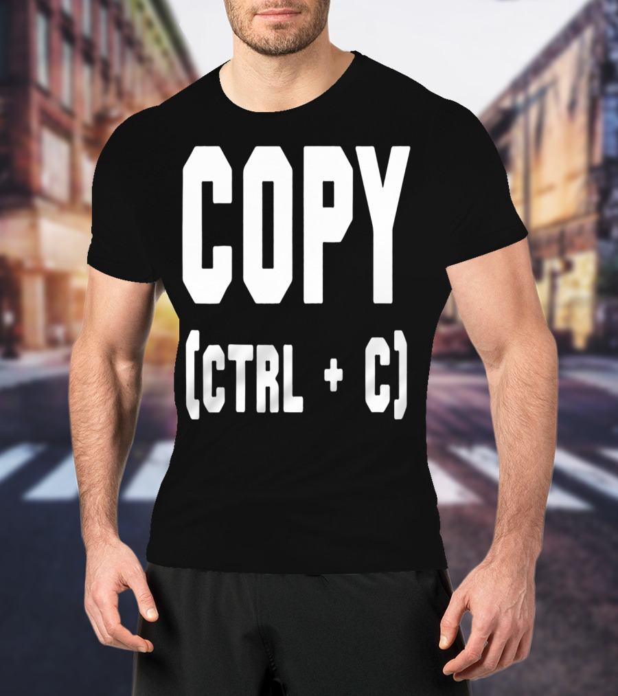 Best Funny Birthday Dad Papa From Sons Copy Ctrl + C 76 T-Shirt