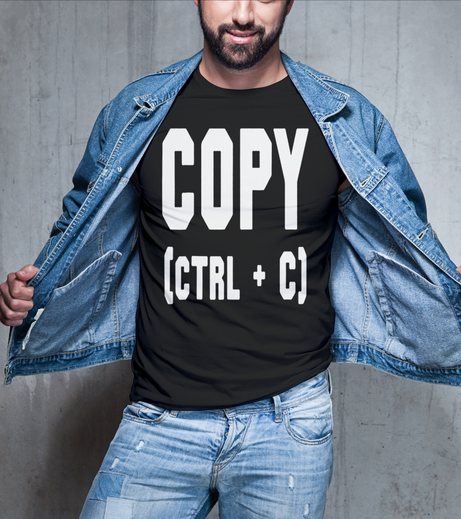 Best Funny Birthday Dad Papa From Sons Copy Ctrl + C 76 T-Shirt
