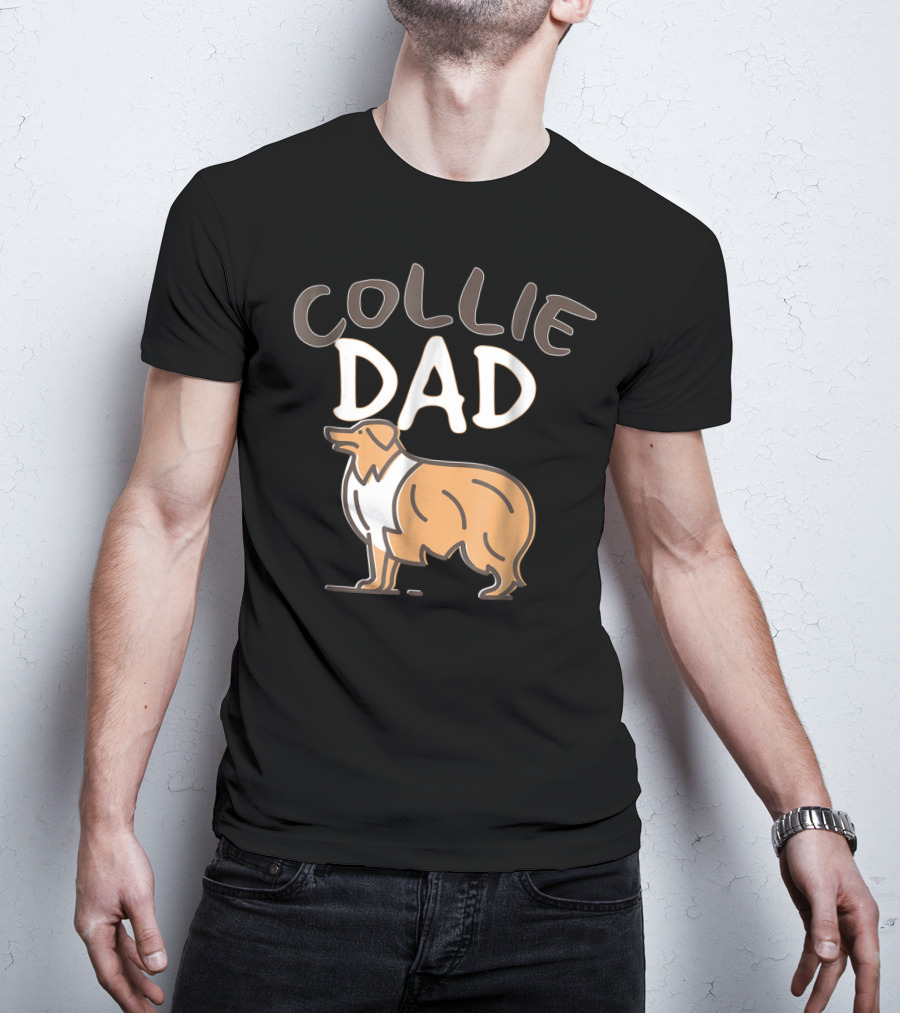Collie Dad Owner Men Dog Lover 47 T-Shirt