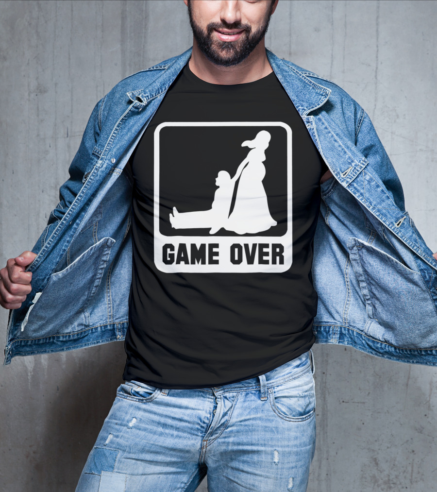 Game Over Wedding Humor T-Shirt