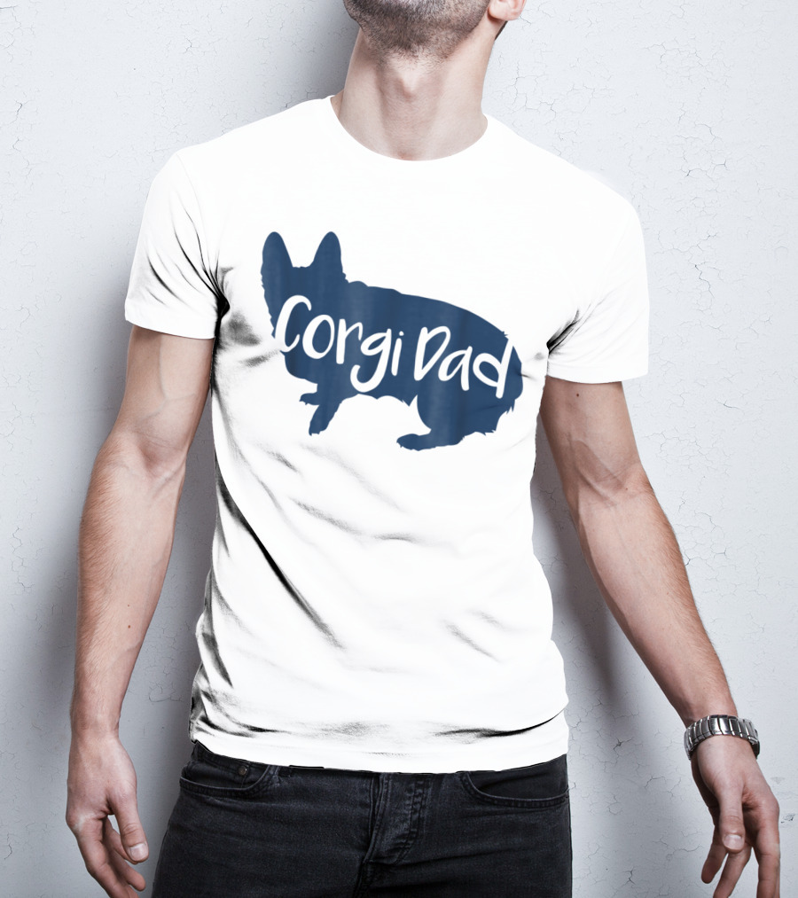 Corgi Dad CorgiLover Dog T-Shirt