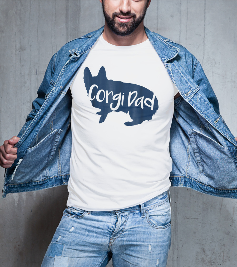 Corgi Dad CorgiLover Dog T-Shirt