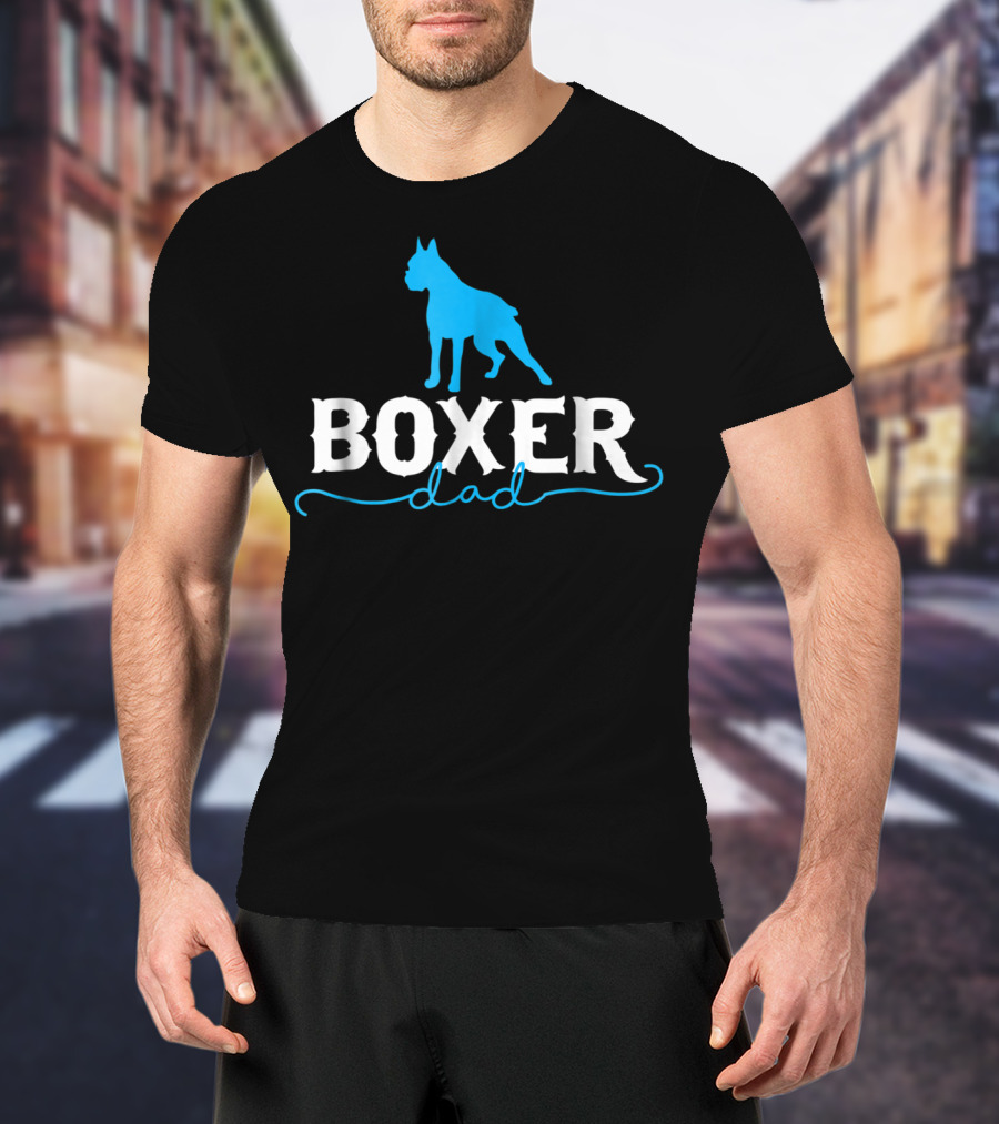 Boxer Dog Dad T-Shirt