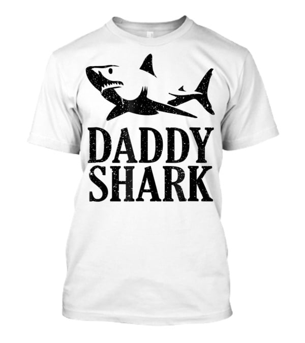 Daddy Shark Dad Of The Birthday Boy Daddy Shark T-Shirt