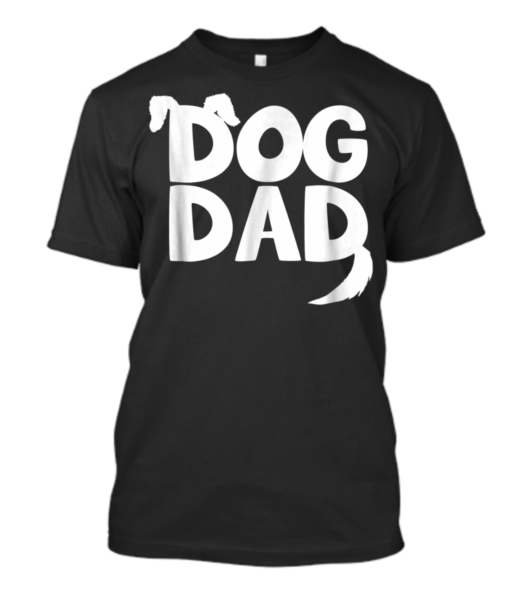 Dog Dad Fun Dog Ears Tail T-Shirt
