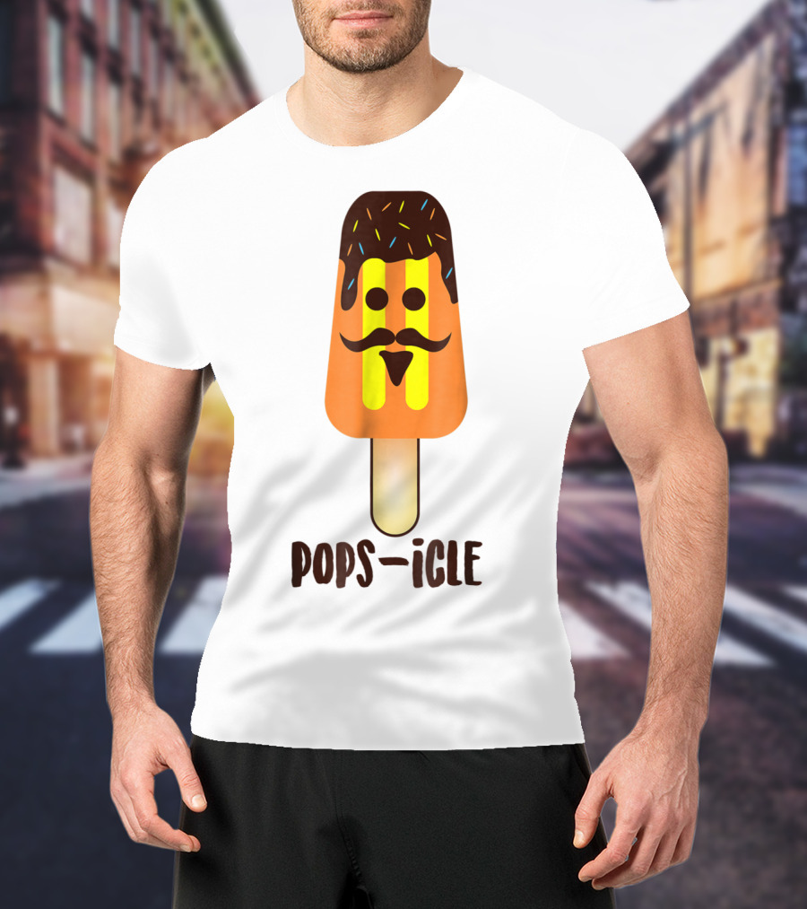 Dad Day Pops-icle Ice Pop Dy Papa54 T-Shirt
