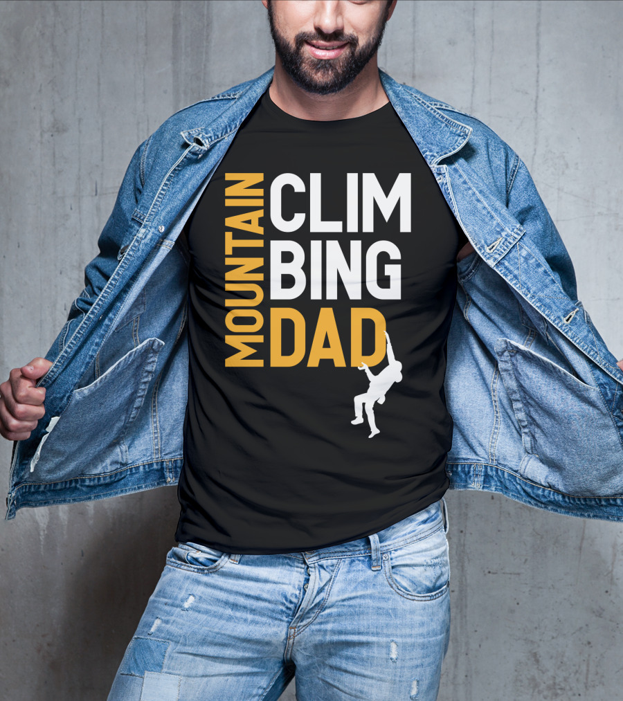 MOUNTAIN CLIMBING DAD T-Shirt