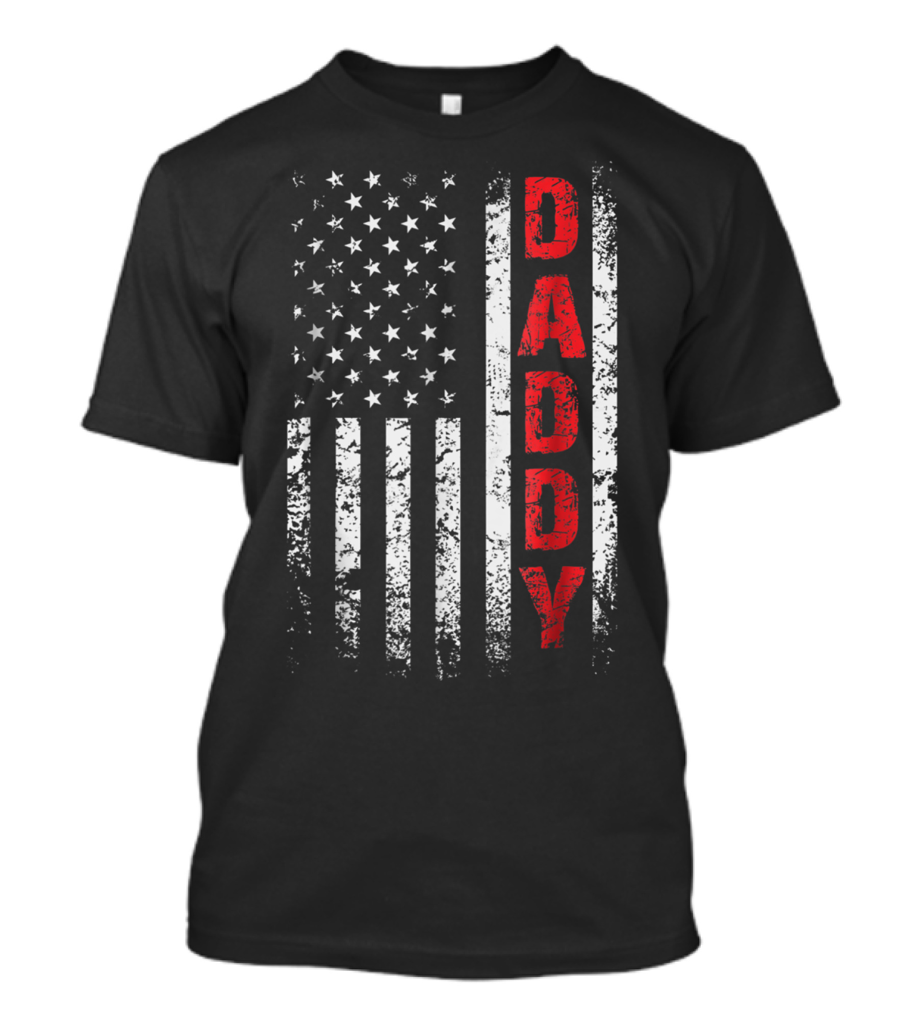 Daddy American Flag Patriotic Dad T-Shirt