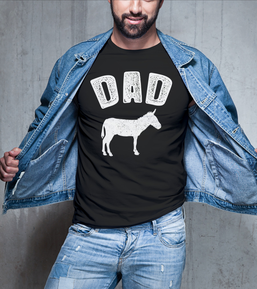 DAD DONKEY Family Matching T-Shirt