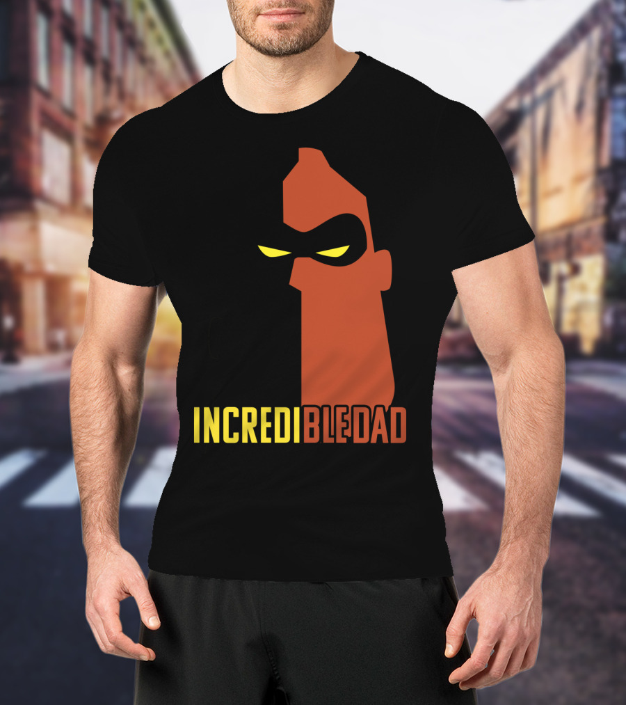 Disney Pixar Incredibles 2 IncrediBle Dad Hero Mask T-Shirt