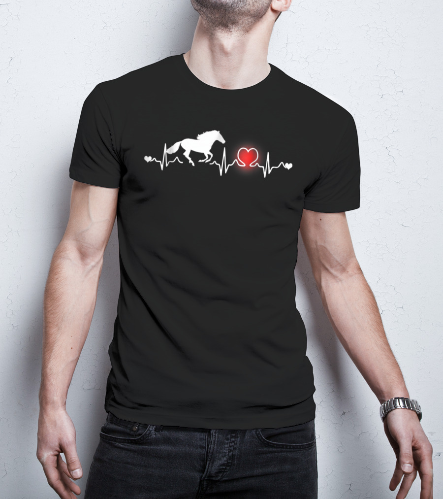 Appaloosa Horse Heartbeat Love Pulse T-Shirt