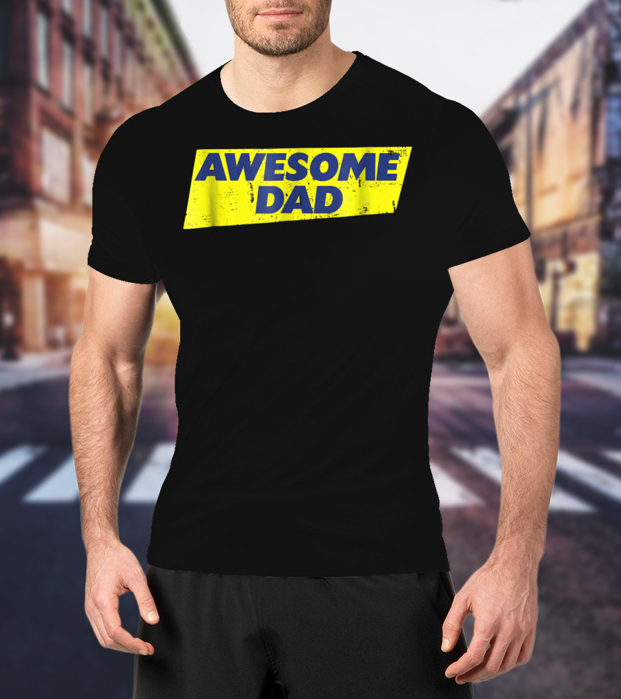 AWESOME DAD Vintage Style Design59 T-Shirt