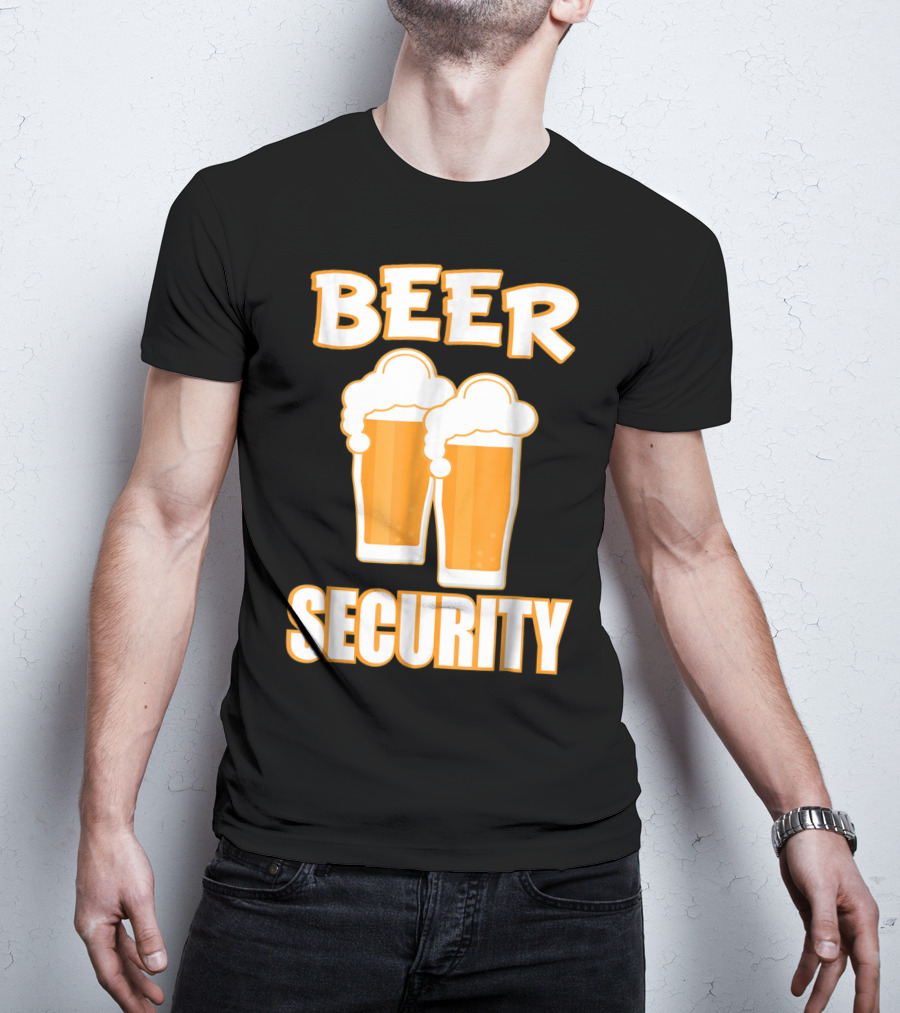 Beer Security Cool Dad T-Shirt