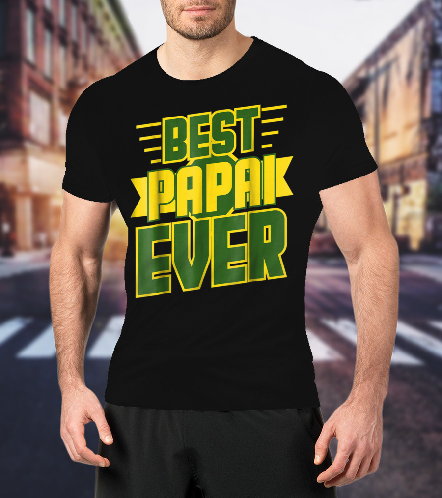 Best Papai Ever Awesome Brazilian Dad Brazil T-Shirt