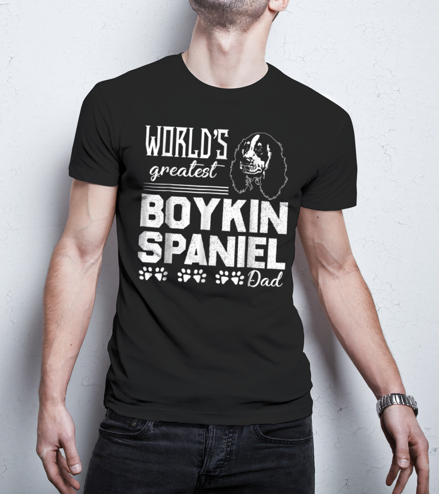 World's Greatest Boykin Spaniel Dad T-Shirt