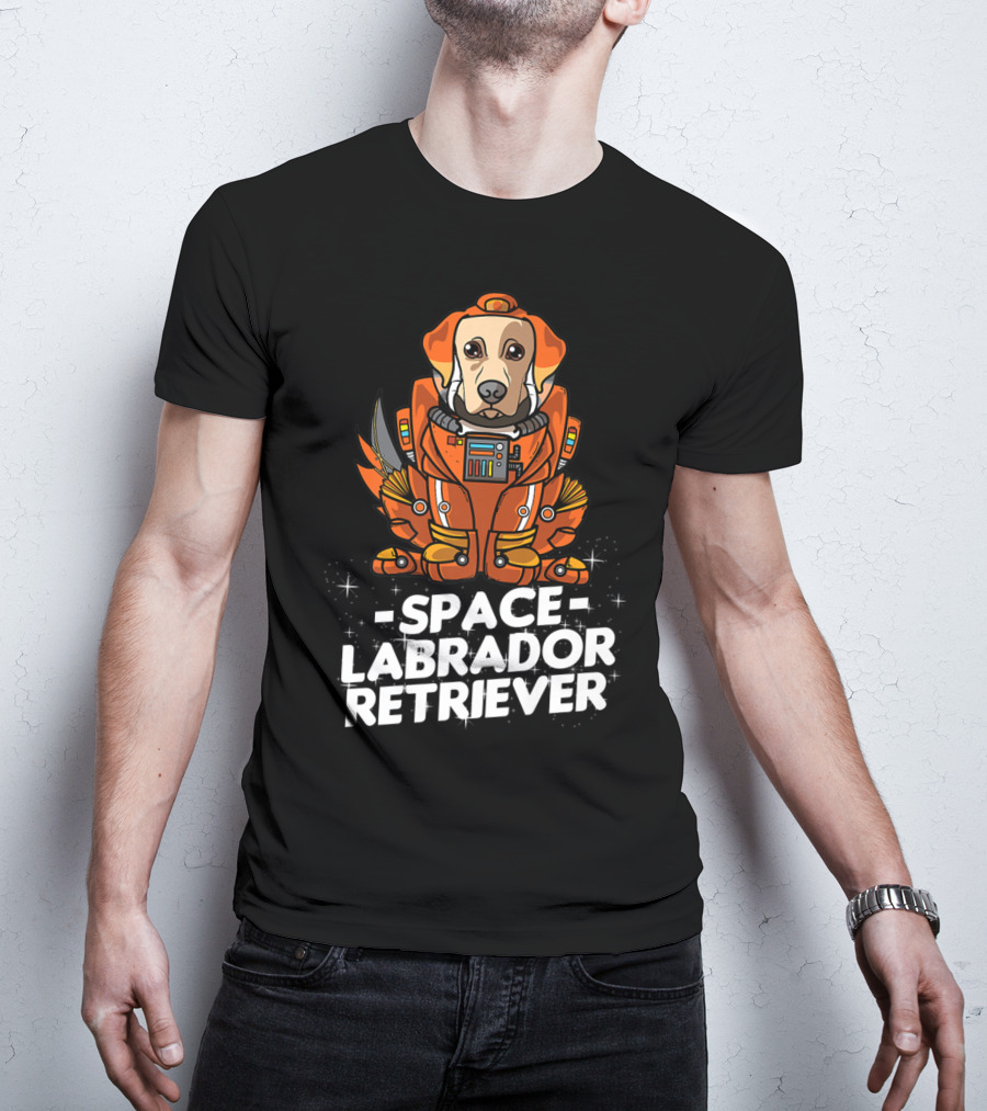Space Labrador Retriever Space Suit Dog T-Shirt