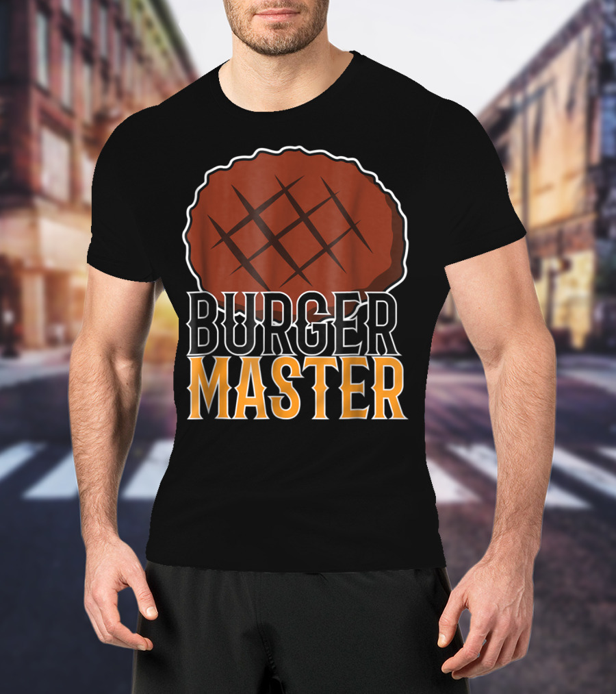 Burger Master Hot Patty Grilled BBQ Dad61 T-Shirt