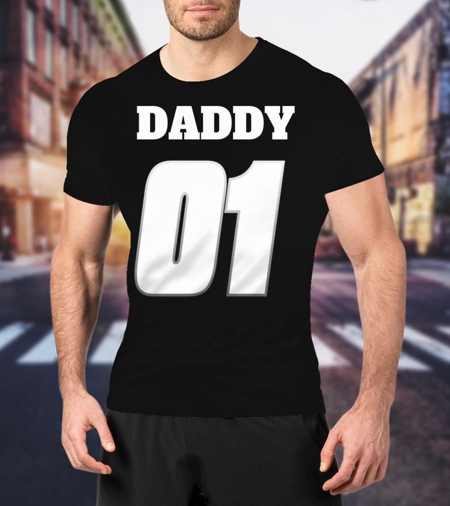 Daddy 01 Number One Dad T-Shirt