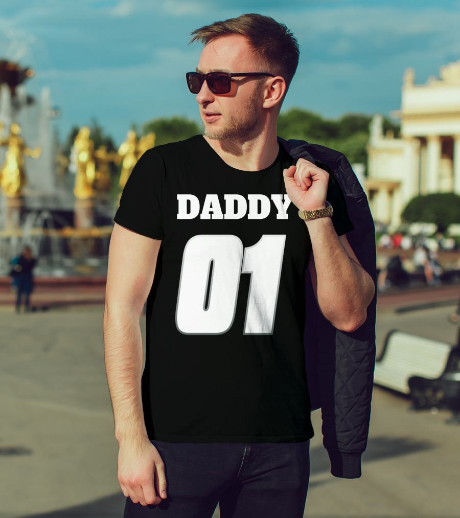 Daddy 01 Number One Dad T-Shirt