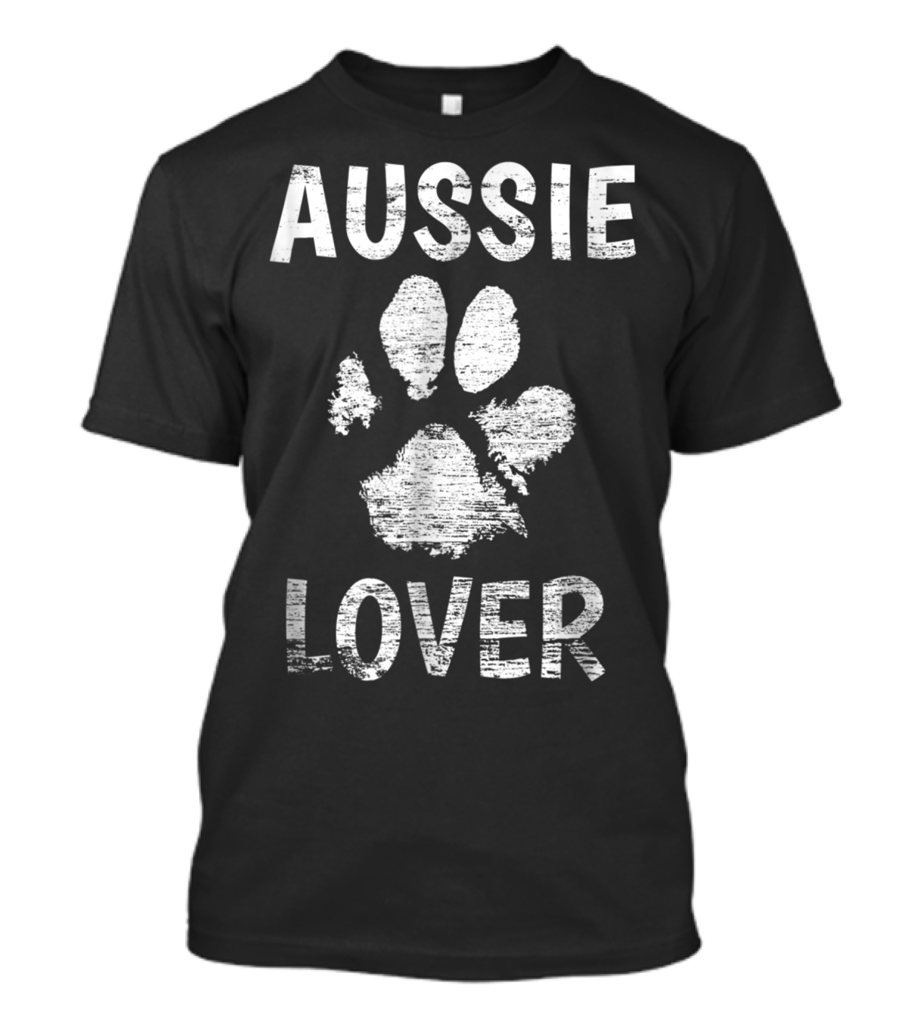 Aussie Dog Lover Australian Shepherd Paw Prints T-Shirt