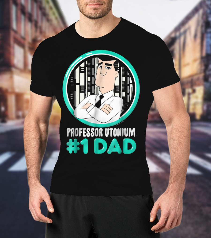 CN Powderpuff Girls Professor Utonium #1 Dad T-Shirt