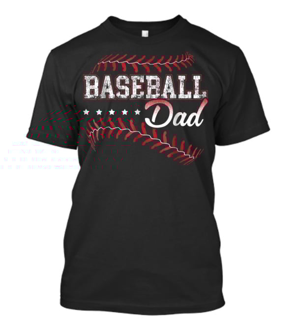 Baseball Dad Love Playing Baseball Sports Fanatic Father's Passion T-Shirt
