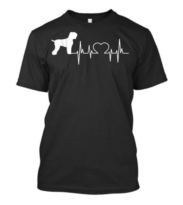 Black Russian Terrier Heartbeat 87 T-Shirt