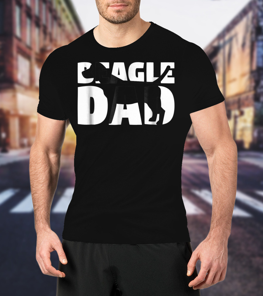 Beagle Dad Beagle Father Dog Dad T-Shirt
