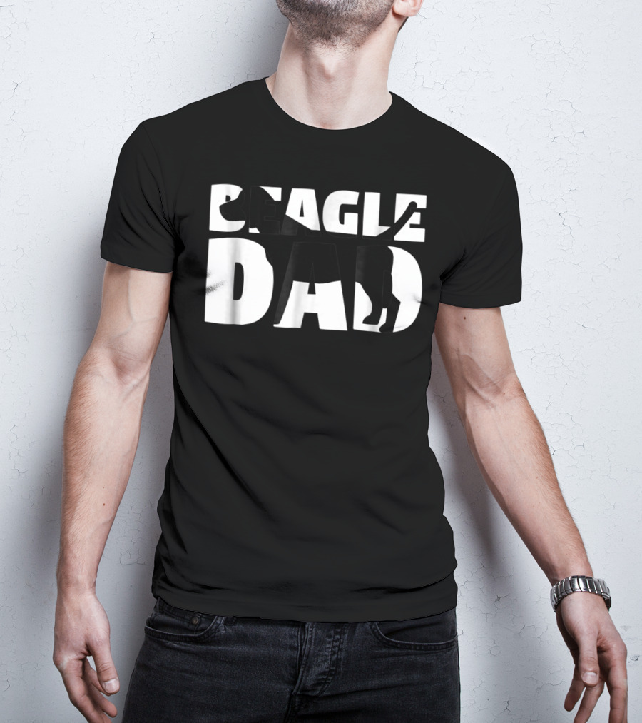 Beagle Dad Beagle Father Dog Dad T-Shirt