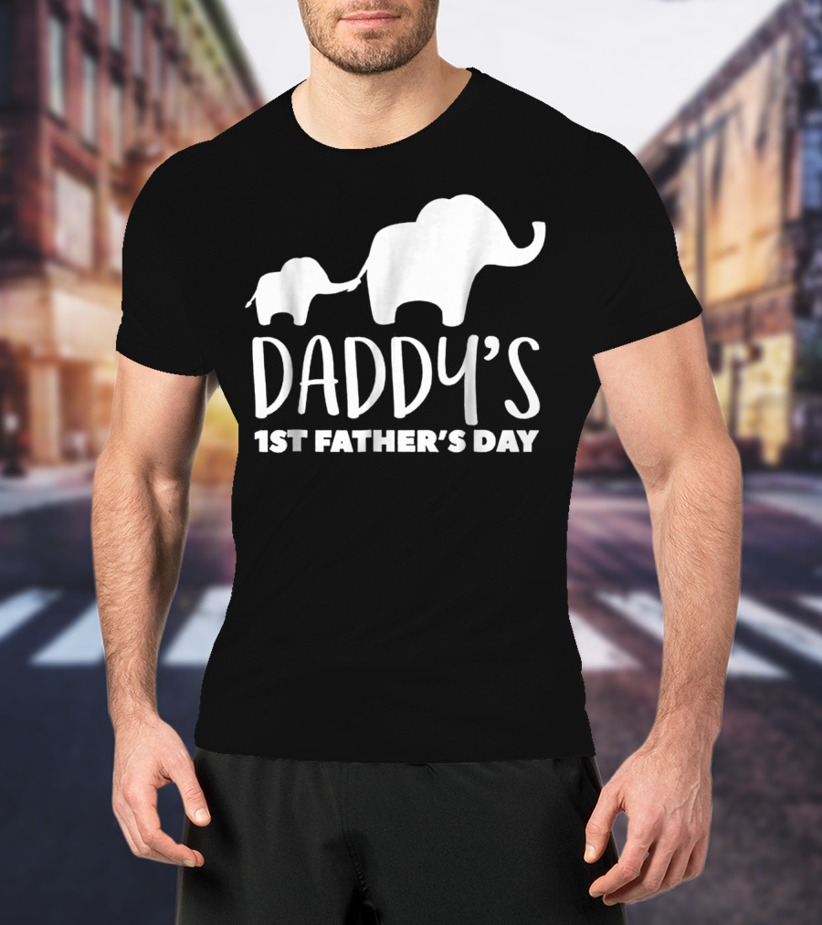 Daddy's 1st Father's Day Elephant87 T-Shirt