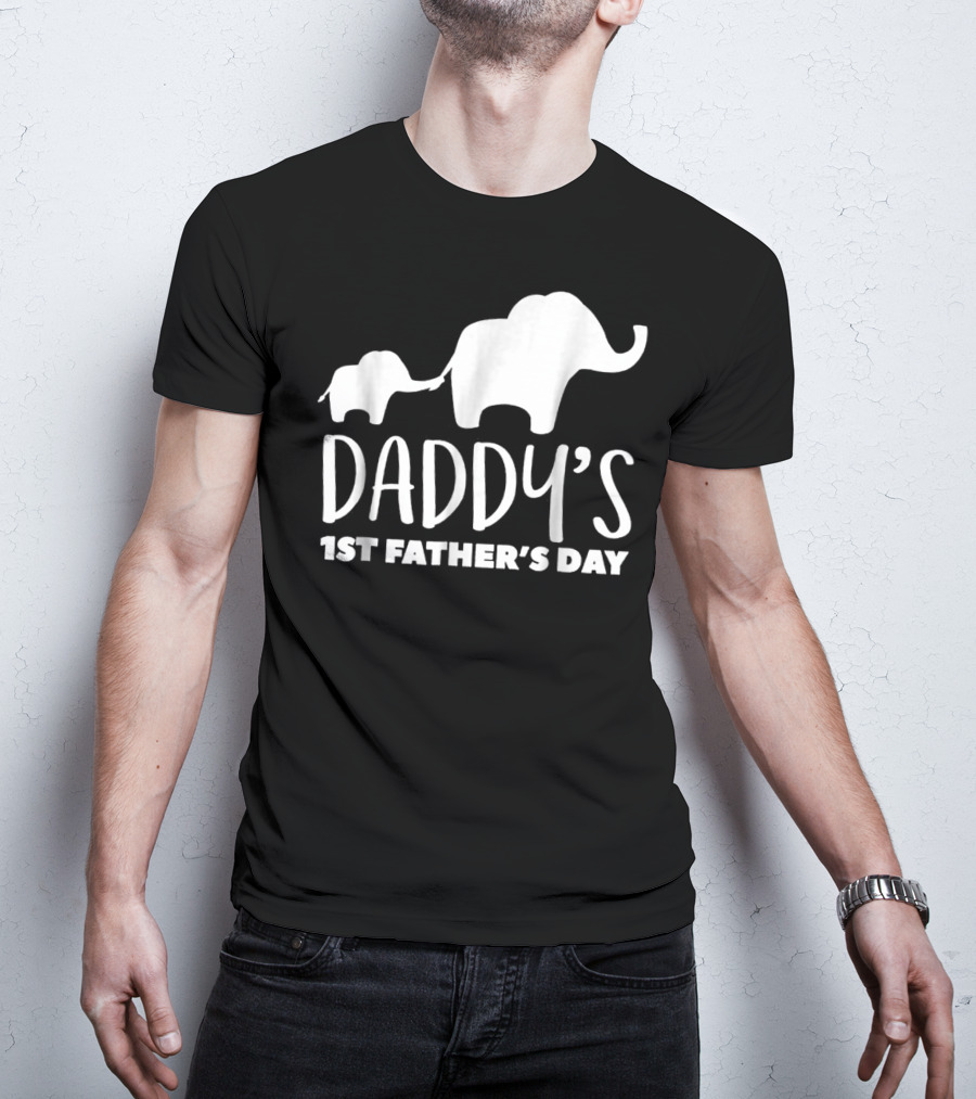 Daddy's 1st Father's Day Elephant87 T-Shirt