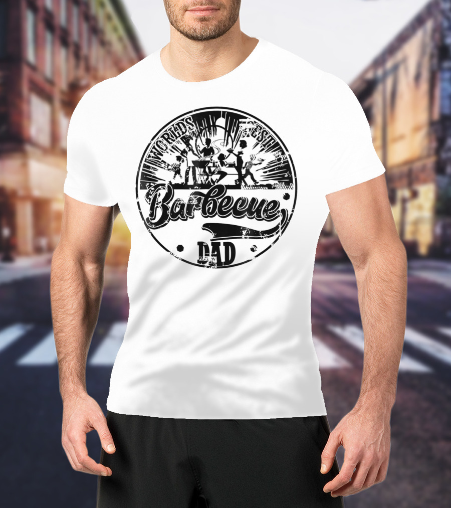 World's Greatest Barbecue Dad Grill Dad93 T-Shirt