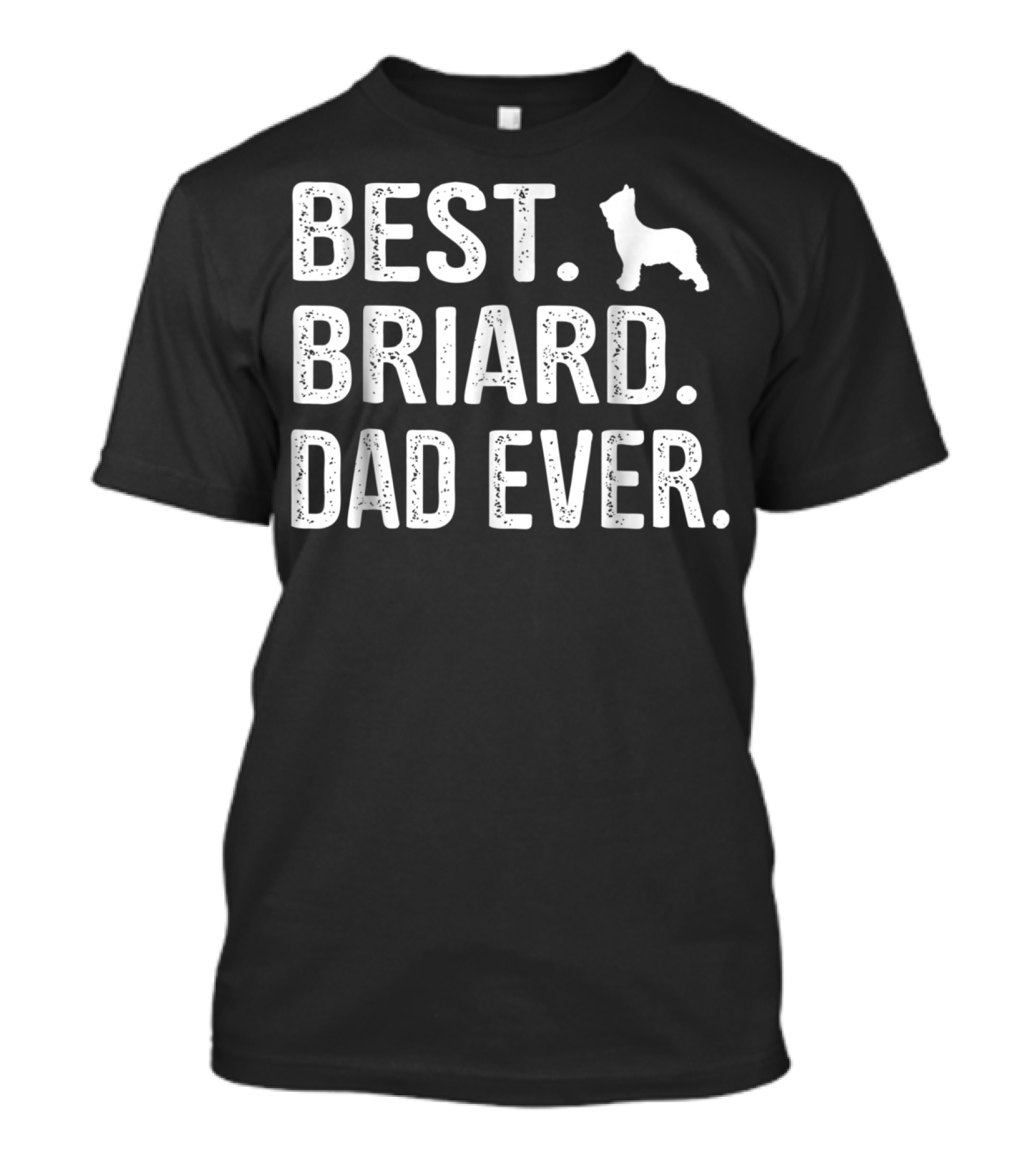 Best Briard Dad Ever T-Shirt