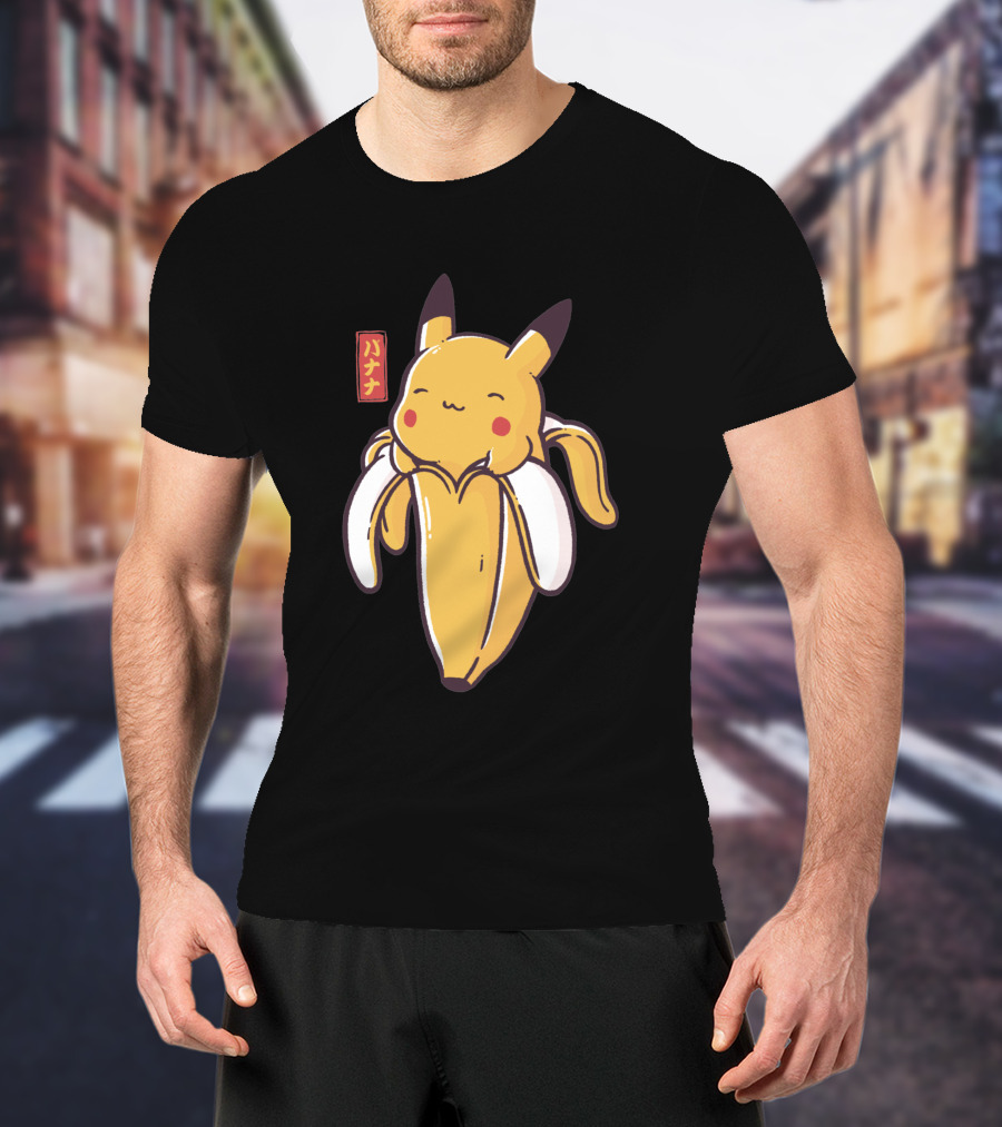 Bananachu Cute Pikachu Banana Fusion T-Shirt